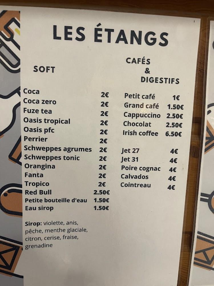 Brasserie Des Etangs David - Menu Image 1